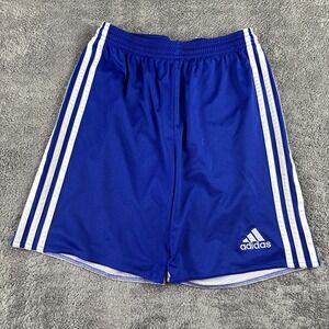 Adidas Athletic Shorts‎ Youth XL Blue White Stripes